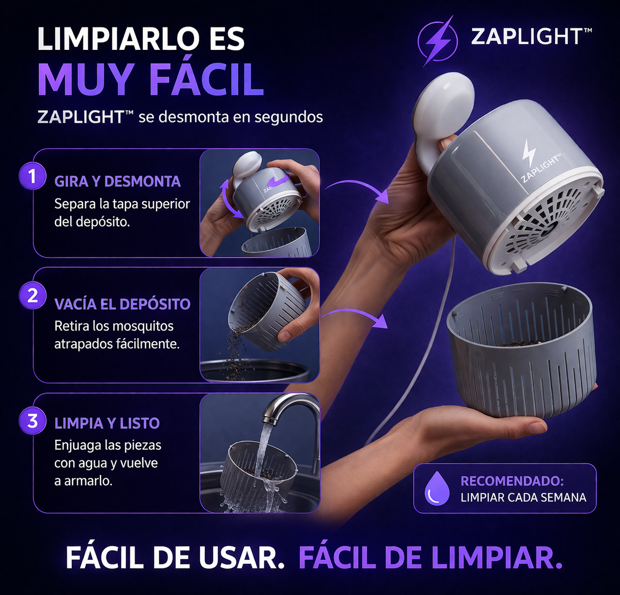 ZAPLIGHT™ - di ADÍOS a los mosquitos este verano