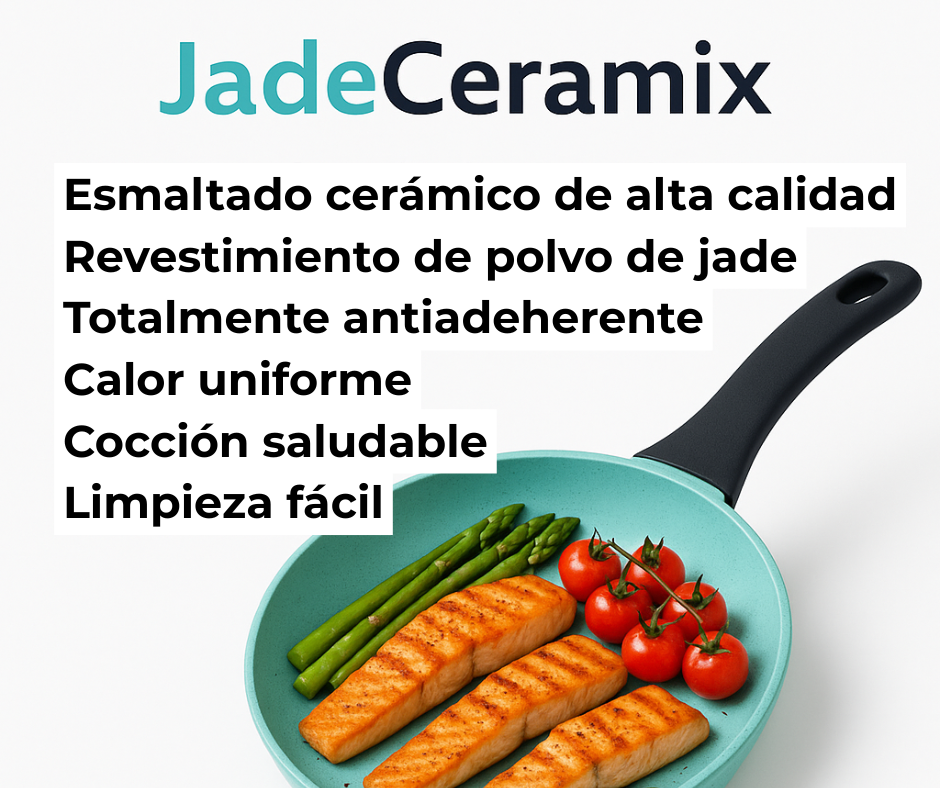JadeCeramix™ – La sartén saludable que NO libera tóxicos